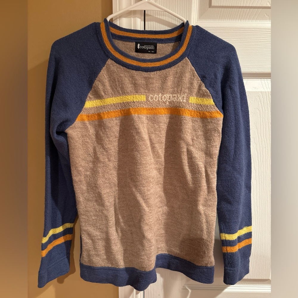 COTOPAXI Libre Sunrise Cashllama Pullover Long Sleeve Sweater Women’s L Men’s M